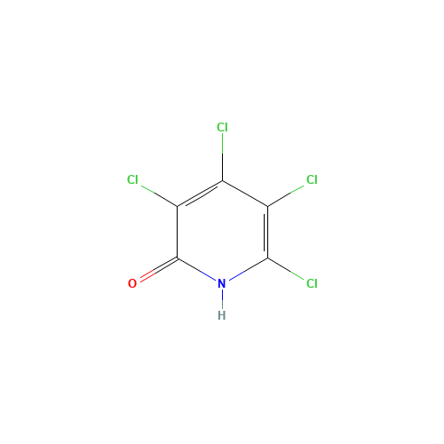 3,4,5,6-tetrachloro-1H-pyridin-2-one (CAS: 17368-22-8) - Chemical Structure and Molecular Formula 