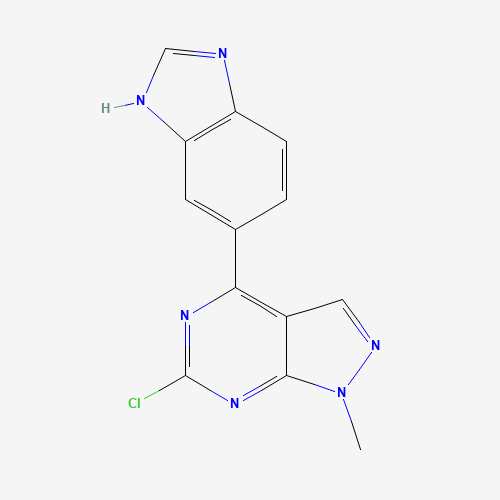 4-(3H-benzimidazol-5-yl)-6-chloro-1-methylpyrazolo[3,4-d]pyrimidine (CAS: 1292902-30-7) - Related Chemical Product