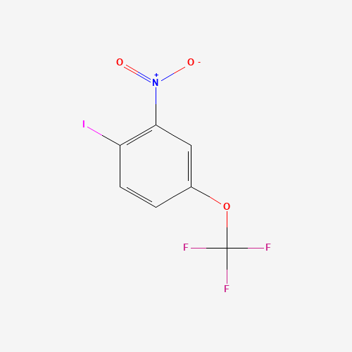 1-iodo-2-nitro-4-(trifluoromethoxy)benzene (CAS: 886762-35-2) - Chemical Structure and Molecular Formula 