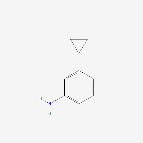 3-cyclopropylaniline (CAS: 485402-64-0) - Chemical Structure and Molecular Formula 