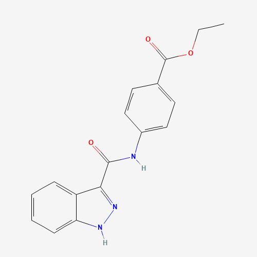 ethyl 4-(1H-indazole-3-carbonylamino)benzoate (CAS: 677701-73-4) - Related Chemical Product