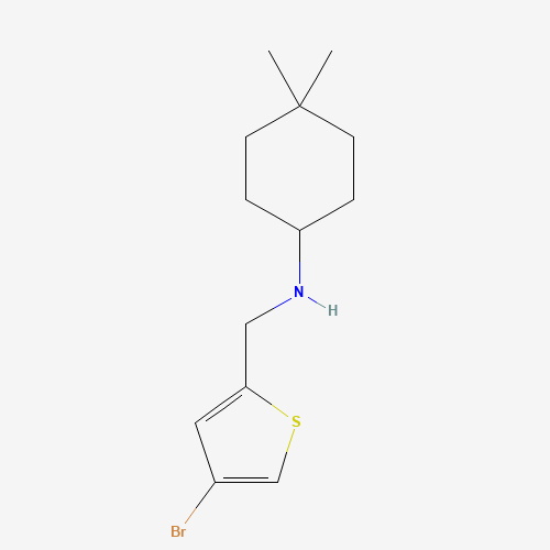 N-[(4-bromothiophen-2-yl)methyl]-4,4-dimethylcyclohexan-1-amine (CAS: 1007579-10-3) - Related Chemical Product
