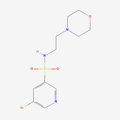 5-bromo-N-(2-morpholin-4-ylethyl)pyridine-3-sulfonamide (CAS: 887308-19-2) - Related Chemical Product
