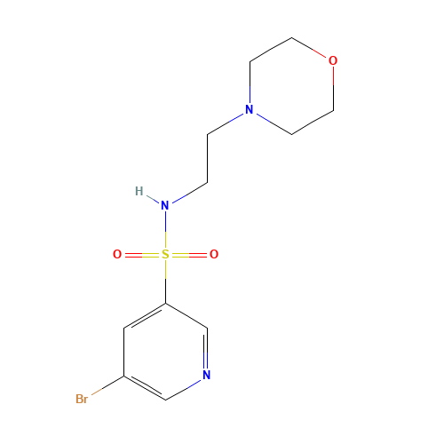 5-bromo-N-(2-morpholin-4-ylethyl)pyridine-3-sulfonamide (CAS: 887308-19-2) - Related Chemical Product