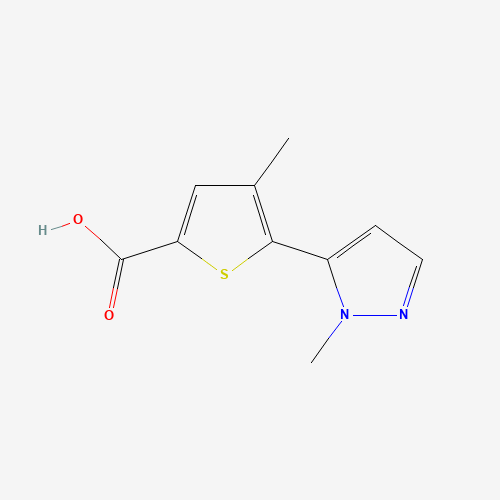 4-methyl-5-(2-methylpyrazol-3-yl)thiophene-2-carboxylic acid (CAS: 1047645-19-1) - Related Chemical Product