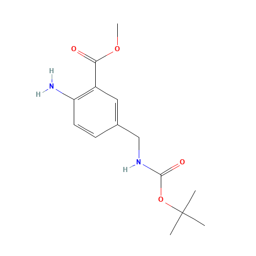 methyl 2-amino-5-[[(2-methylpropan-2-yl)oxycarbonylamino]methyl]benzoate (CAS: 161292-57-5) - Related Chemical Product