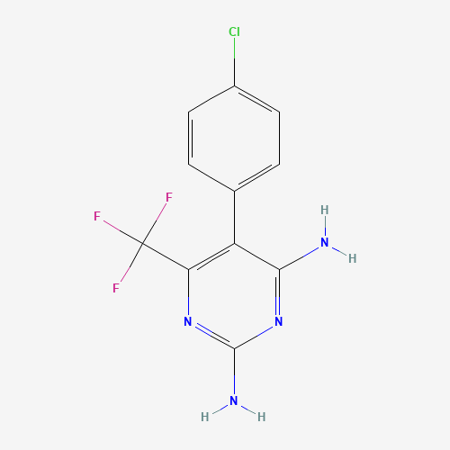 5-(4-chlorophenyl)-6-(trifluoromethyl)pyrimidine-2,4-diamine (CAS: 2263-96-9) - Related Chemical Product