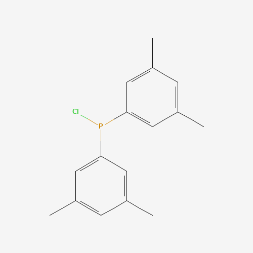 chloro-bis(3,5-dimethylphenyl)phosphane (CAS: 74289-57-9) - Chemical Structure and Molecular Formula 