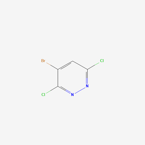 4-bromo-3,6-dichloropyridazine (CAS: 10344-42-0) - Chemical Structure and Molecular Formula 