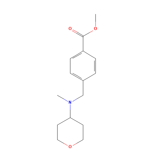 methyl 4-[[methyl(oxan-4-yl)amino]methyl]benzoate (CAS: 872614-60-3) - Related Chemical Product