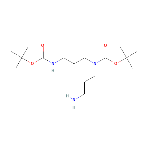 tert-butyl N-(3-aminopropyl)-N-[3-[(2-methylpropan-2-yl)oxycarbonylamino]propyl]carbamate (CAS: 122248-82-2) - Related Chemical Product