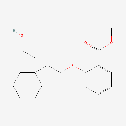 methyl 2-[2-[1-(2-hydroxyethyl)cyclohexyl]ethoxy]benzoate (CAS: 518284-46-3) - Related Chemical Product