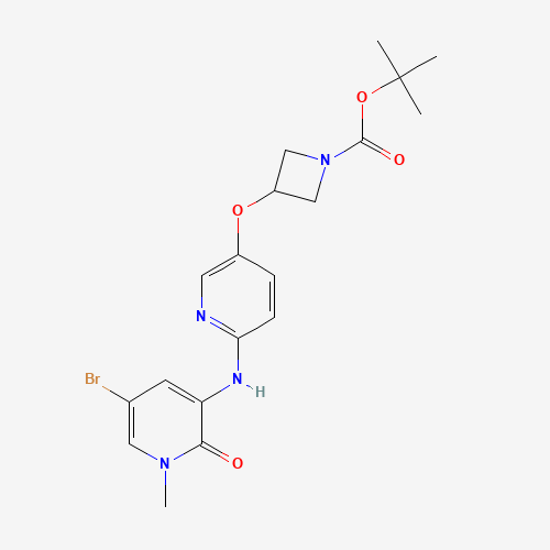 tert-butyl 3-[6-[(5-bromo-1-methyl-2-oxopyridin-3-yl)amino]pyridin-3-yl]oxyazetidine-1-carboxylate (CAS: 1346674-73-4) - Related Chemical Product