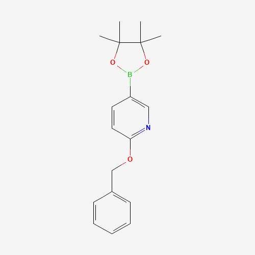 2-phenylmethoxy-5-(4,4,5,5-tetramethyl-1,3,2-dioxaborolan-2-yl)pyridine (CAS: 832735-54-3) - Related Chemical Product