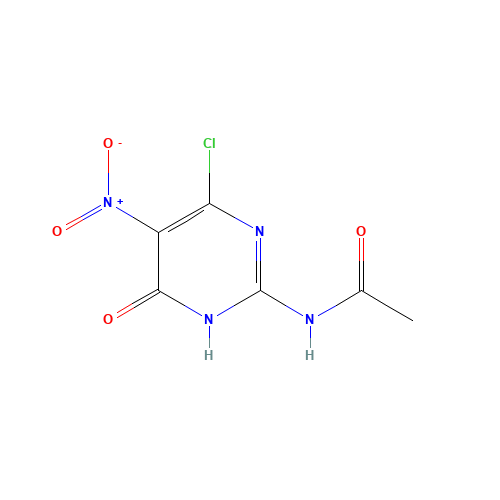 N-(6-chloro-5-nitro-4-oxo-1H-pyrimidin-2-yl)acetamide (CAS: 51471-45-5) - Related Chemical Product