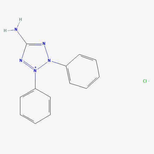 2,3-diphenyltetrazol-2-ium-5-amine;chloride (CAS: 88159-28-8) - Chemical Structure and Molecular Formula 