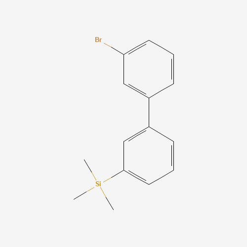 [3-(3-bromophenyl)phenyl]-trimethylsilane (CAS: 187275-74-7) - Related Chemical Product