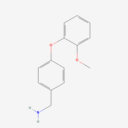 [4-(2-methoxyphenoxy)phenyl]methanamine (CAS: 893752-93-7) - Related Chemical Product