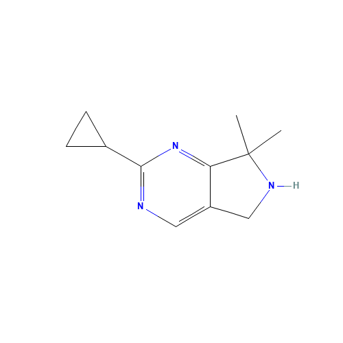 2-cyclopropyl-7,7-dimethyl-5,6-dihydropyrrolo[3,4-d]pyrimidine (CAS: 947305-18-2) - Related Chemical Product