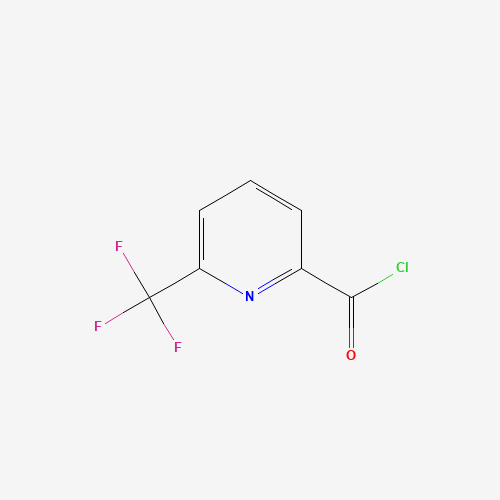 6-(trifluoromethyl)pyridine-2-carbonyl chloride (CAS: 1099597-77-9) - Chemical Structure and Molecular Formula 