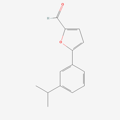 5-(3-propan-2-ylphenyl)furan-2-carbaldehyde (CAS: 343604-11-5) - Related Chemical Product