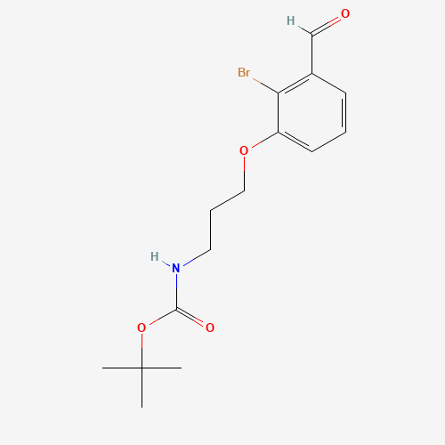 tert-butyl N-[3-(2-bromo-3-formylphenoxy)propyl]carbamate (CAS: 1093644-31-5) - Related Chemical Product