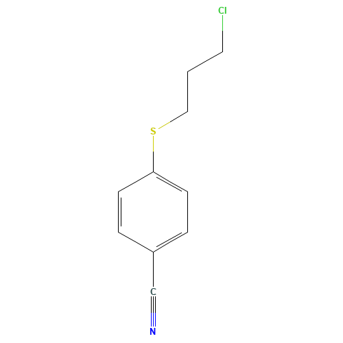 4-(3-chloropropylsulfanyl)benzonitrile (CAS: 93498-68-1) - Related Chemical Product