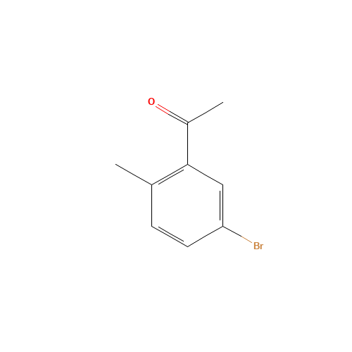 1-(5-bromo-2-methylphenyl)ethanone (CAS: 90326-54-8) - Chemical Structure and Molecular Formula 