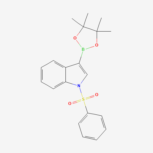 1-(benzenesulfonyl)-3-(4,4,5,5-tetramethyl-1,3,2-dioxaborolan-2-yl)indole (CAS: 870717-93-4) - Related Chemical Product