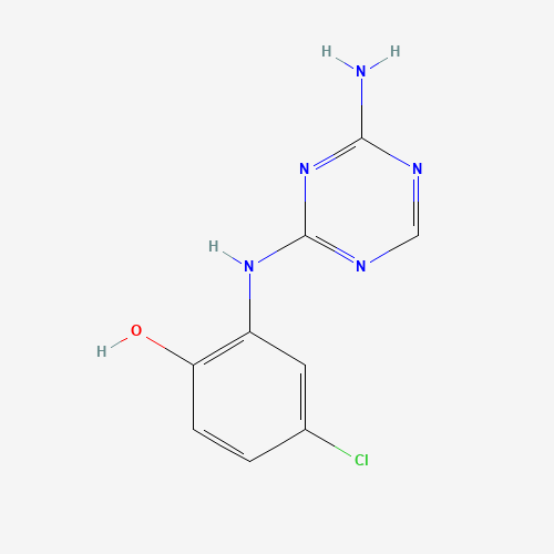 2-[(4-amino-1,3,5-triazin-2-yl)amino]-4-chlorophenol (CAS: 333735-70-9) - Related Chemical Product