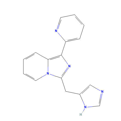 3-(1H-imidazol-5-ylmethyl)-1-pyridin-2-ylimidazo[1,5-a]pyridine (CAS: 1610690-49-7) - Related Chemical Product