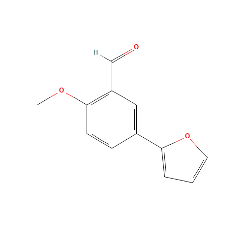5-(furan-2-yl)-2-methoxybenzaldehyde (CAS: 190271-68-2) - Related Chemical Product
