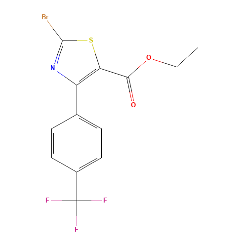 ethyl 2-bromo-4-[4-(trifluoromethyl)phenyl]-1,3-thiazole-5-carboxylate (CAS: 1188153-49-2) - Related Chemical Product