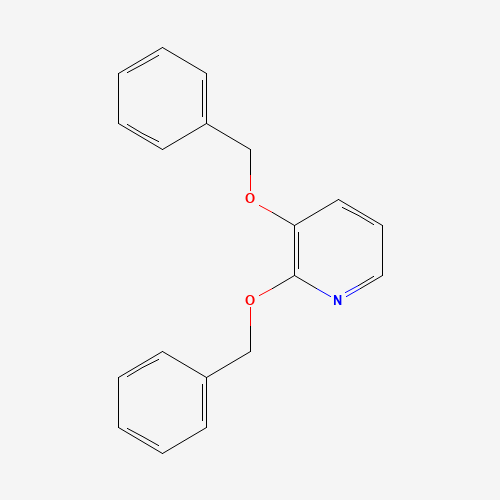 2,3-bis(phenylmethoxy)pyridine (CAS: 1228665-98-2) - Chemical Structure and Molecular Formula 