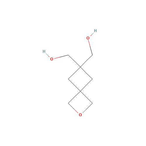 [6-(hydroxymethyl)-2-oxaspiro[3.3]heptan-6-yl]methanol (CAS: 24287-84-1) - Chemical Structure and Molecular Formula 