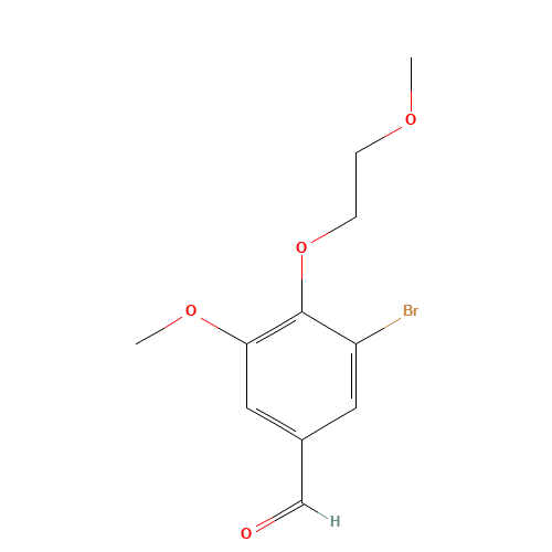 3-bromo-5-methoxy-4-(2-methoxyethoxy)benzaldehyde (CAS: 87154-51-6) - Related Chemical Product