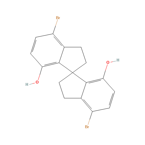 7,7'-dibromo-3,3'-spirobi[1,2-dihydroindene]-4,4'-diol (CAS: 636601-27-9) - Related Chemical Product