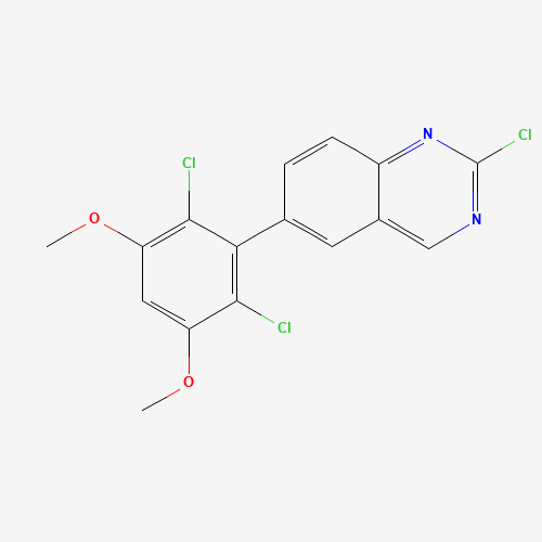 2-chloro-6-(2,6-dichloro-3,5-dimethoxyphenyl)quinazoline (CAS: 1538605-06-9) - Related Chemical Product