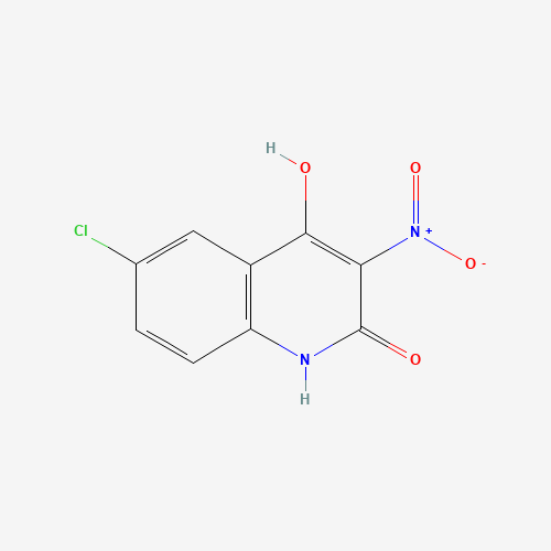 6-chloro-4-hydroxy-3-nitro-1H-quinolin-2-one (CAS: 54675-34-2) - Related Chemical Product