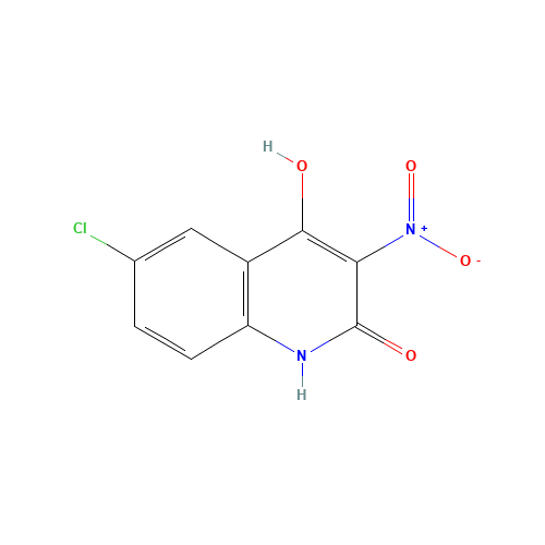 6-chloro-4-hydroxy-3-nitro-1H-quinolin-2-one (CAS: 54675-34-2) - Related Chemical Product
