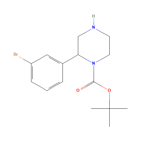 tert-butyl 2-(3-bromophenyl)piperazine-1-carboxylate (CAS: 886767-65-3) - Related Chemical Product