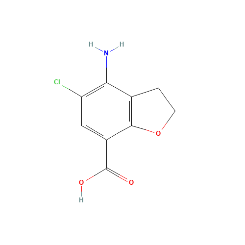 4-amino-5-chloro-2,3-dihydro-1-benzofuran-7-carboxylic acid (CAS: 123654-26-2) - Related Chemical Product