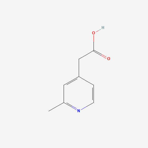 2-(2-methylpyridin-4-yl)acetic acid (CAS: 147028-79-3) - Chemical Structure and Molecular Formula 