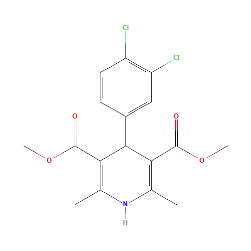 dimethyl 4-(3,4-dichlorophenyl)-2,6-dimethyl-1,4-dihydropyridine-3,5-dicarboxylate (CAS: 303101-05-5) - Related Chemical Product