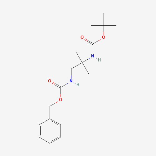 benzyl N-[2-methyl-2-[(2-methylpropan-2-yl)oxycarbonylamino]propyl]carbamate (CAS: 169954-67-0) - Related Chemical Product