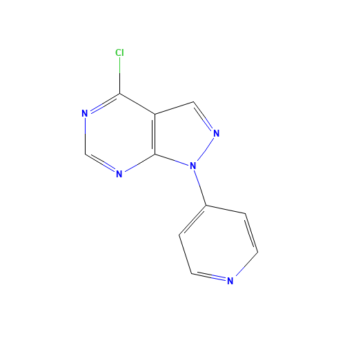 4-chloro-1-pyridin-4-ylpyrazolo[3,4-d]pyrimidine (CAS: 650638-07-6) - Related Chemical Product