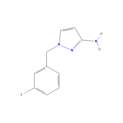 1-[(3-fluorophenyl)methyl]pyrazol-3-amine (CAS: 957480-06-7) - Related Chemical Product