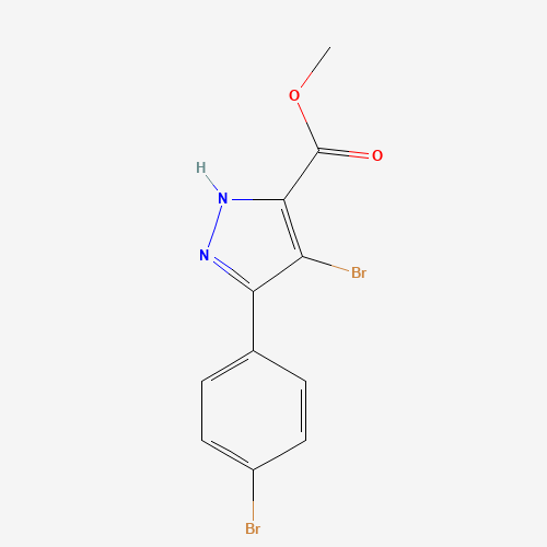 methyl 4-bromo-3-(4-bromophenyl)-1H-pyrazole-5-carboxylate (CAS: 1238340-47-0) - Related Chemical Product