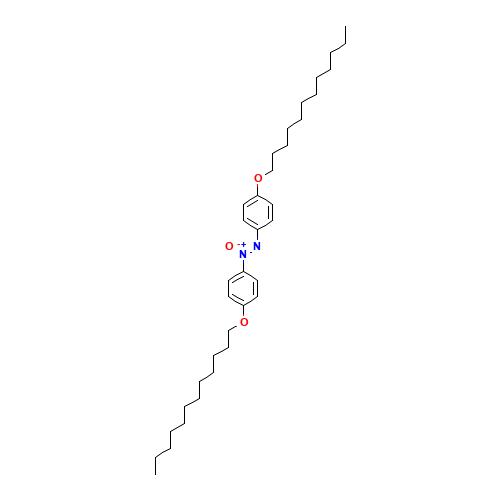 (4-dodecoxyphenyl)-(4-dodecoxyphenyl)imino-oxidoazanium (CAS: 2312-14-3) - Chemical Structure and Molecular Formula 