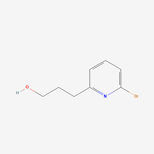 3-(6-bromopyridin-2-yl)propan-1-ol (CAS: 165105-39-5) - Chemical Structure and Molecular Formula 